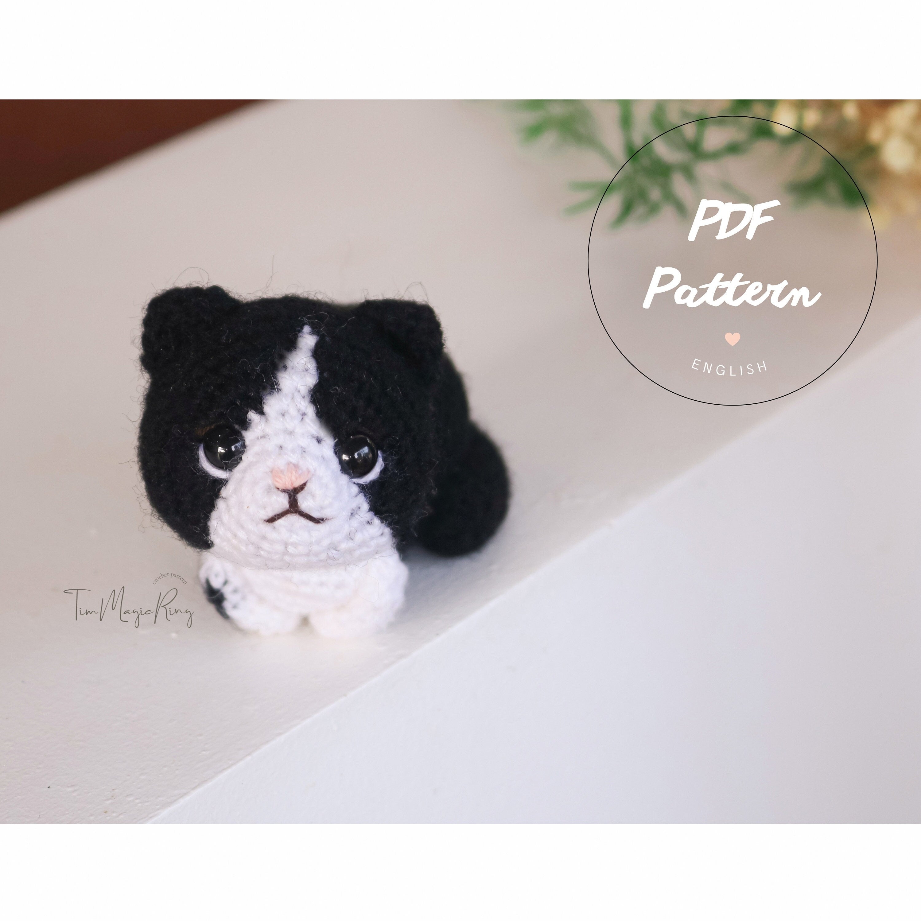 MagicRing Crochet Cat Amigurumi Pattern: My Little Max (PDF Pattern)