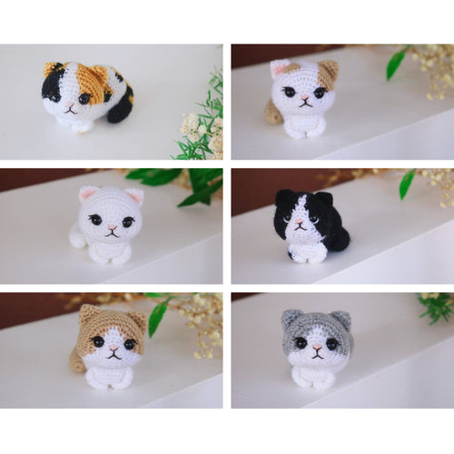 Amigurumi Crochet Cat Pattern Bundle 6-in-1 PDF