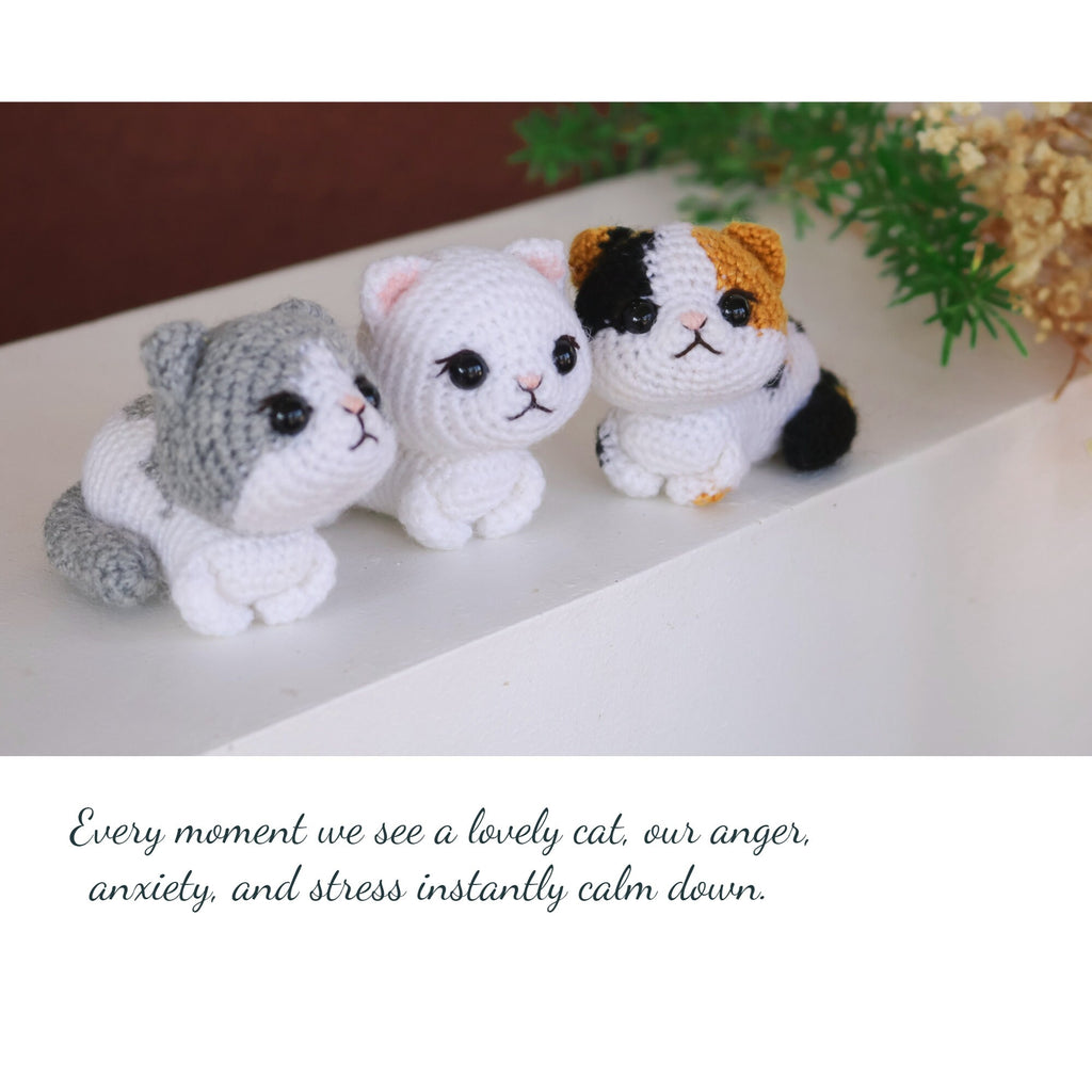 Amigurumi Crochet Cat Pattern Bundle 6-in-1 PDF