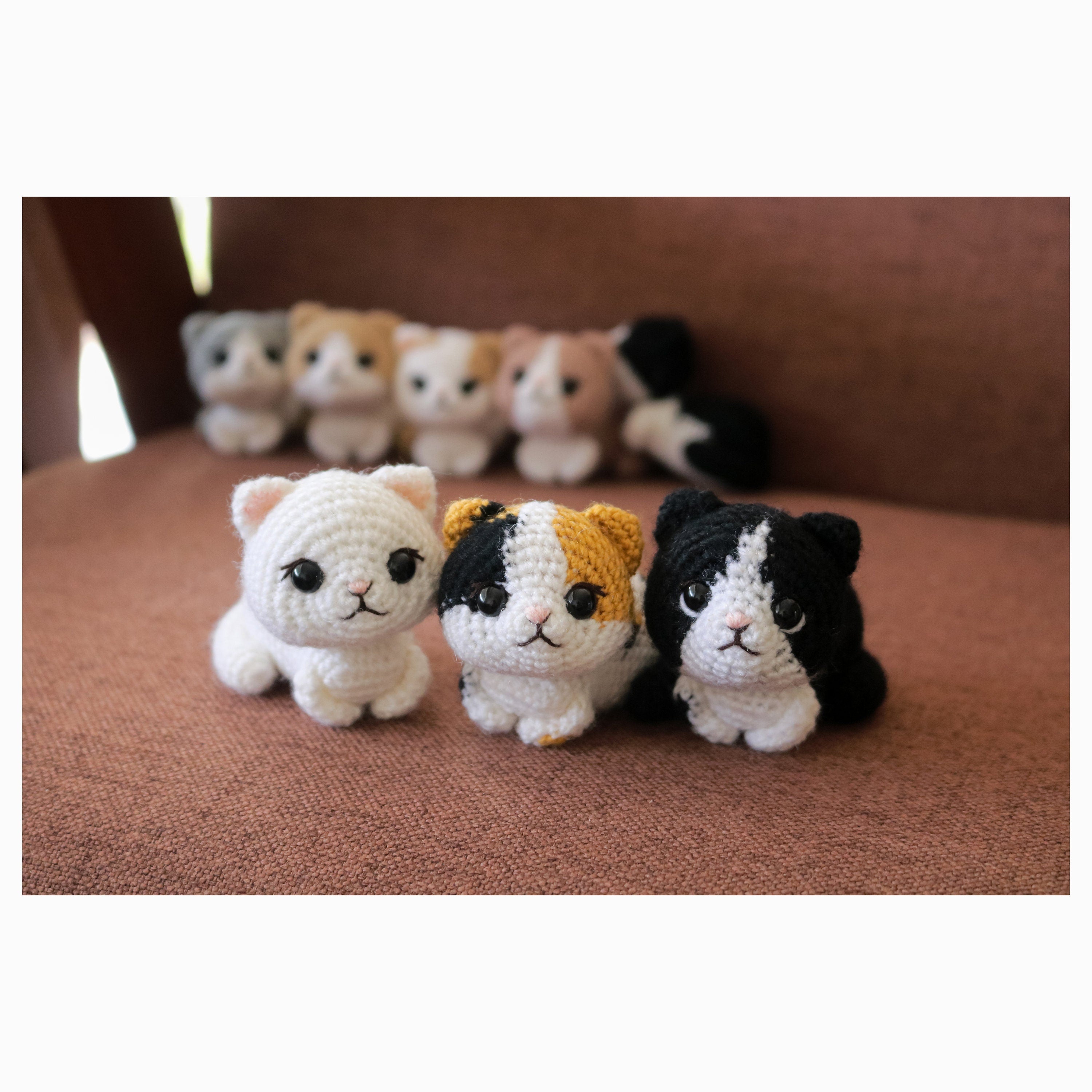 Amigurumi Crochet Cat Pattern Bundle 6-in-1 PDF