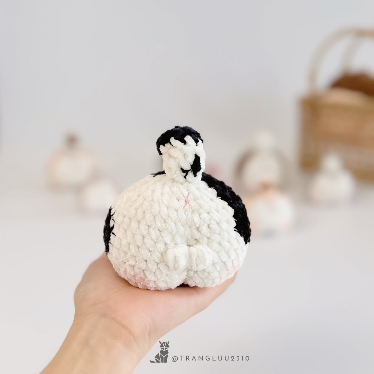 Crochet Cat Cheeks Pattern: Funny Car Hanging Decor (PDF Pattern)