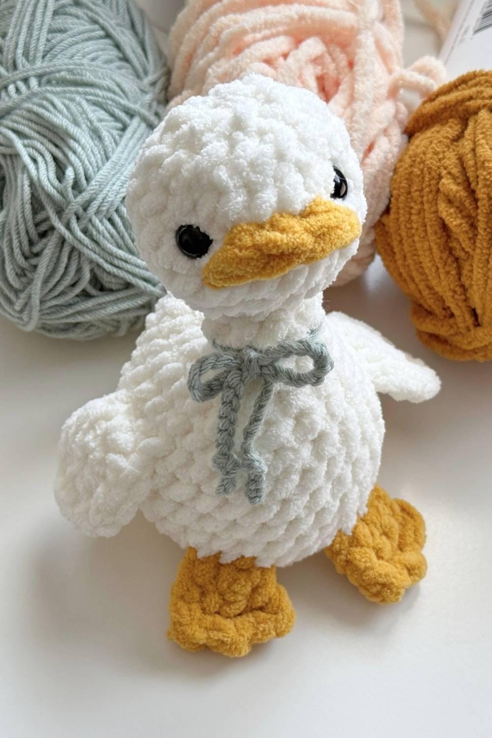 Oak and Marlow Marjorie Goose Amigurumi Crochet Pattern