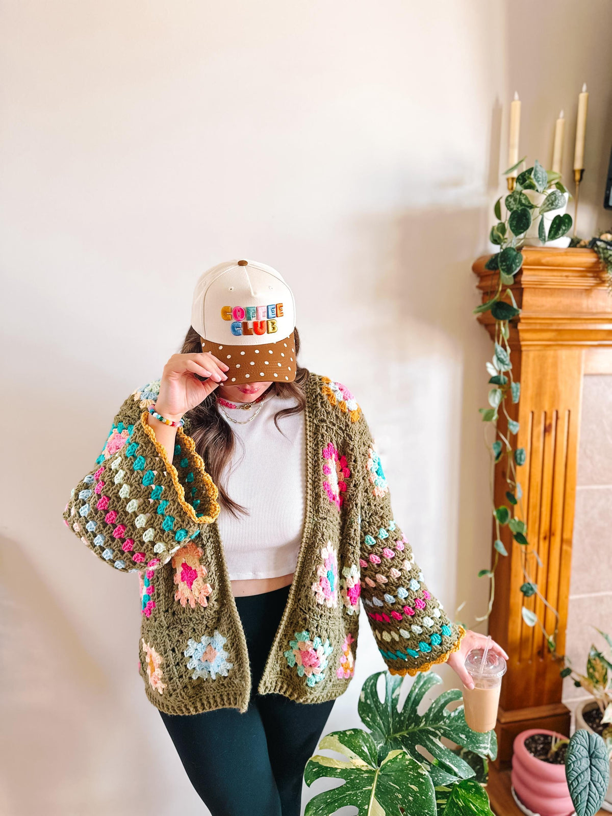 June Granny Square Crochet Cardigan Pattern, Easy Beginner Wearable (PDF Pattern)
