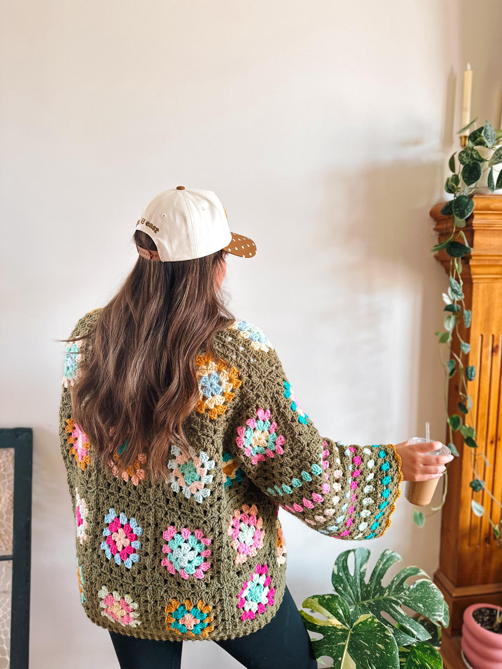 June Granny Square Crochet Cardigan Pattern, Easy Beginner Wearable (PDF Pattern)