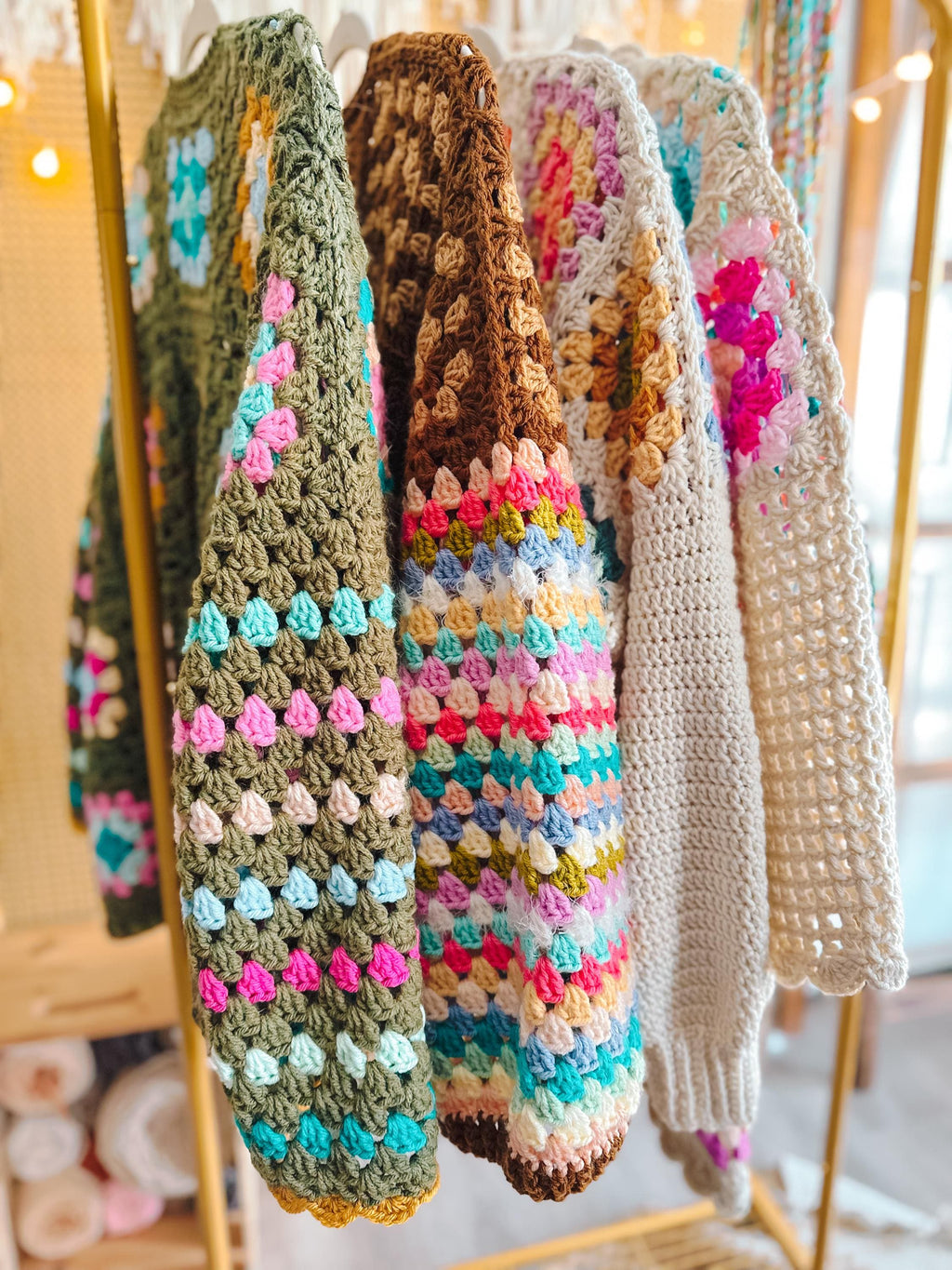June Granny Square Crochet Cardigan Pattern, Easy Beginner Wearable (PDF Pattern)