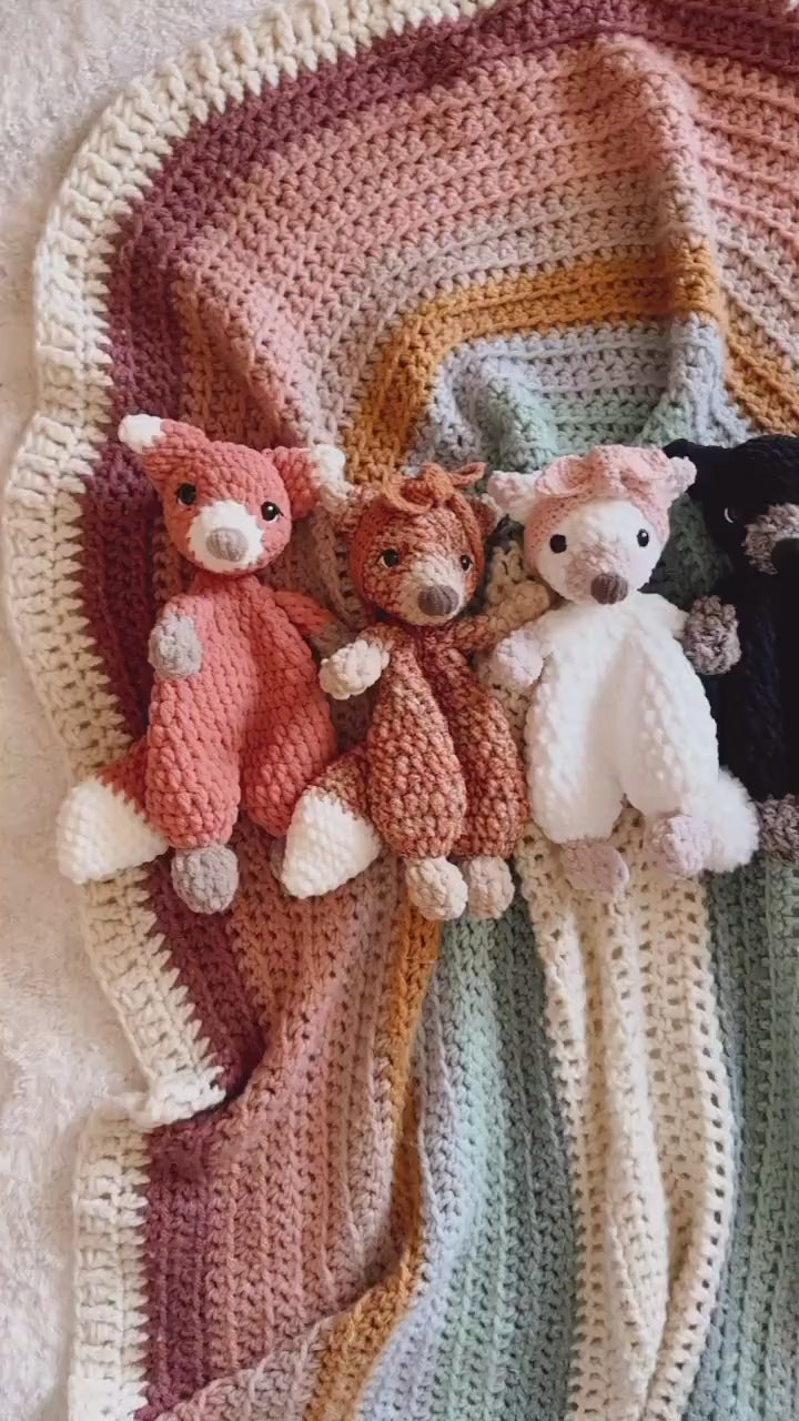 Fern the Fox Crochet Pattern: Low Sew Amigurumi (PDF Pattern)