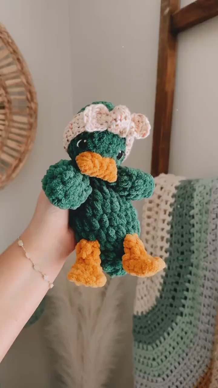 Baby Della Duck Lovey Crochet Pattern (Fable Collection)
