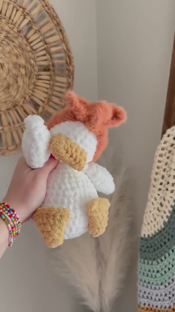 Della Duck Crochet Pattern: Amigurumi Snuggler (PDF Pattern)