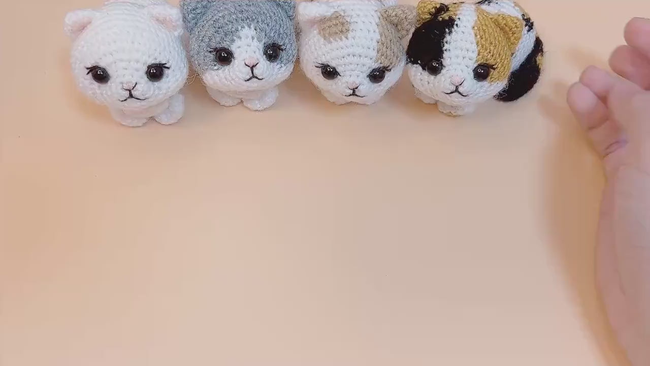 Amigurumi Crochet Cat Pattern Bundle 6-in-1 PDF